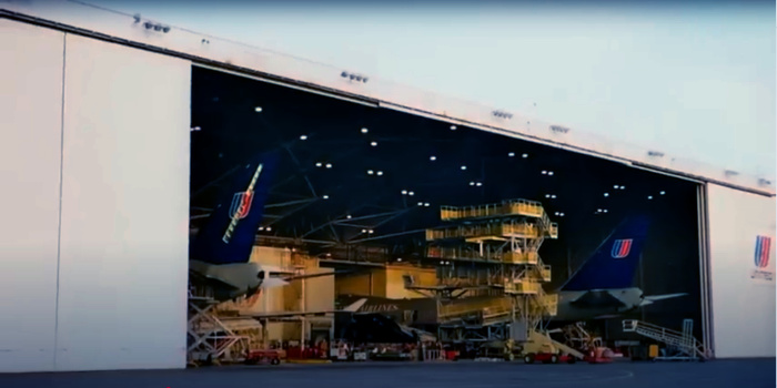 United Airlines Oakland Maintenance Hanger 1990s