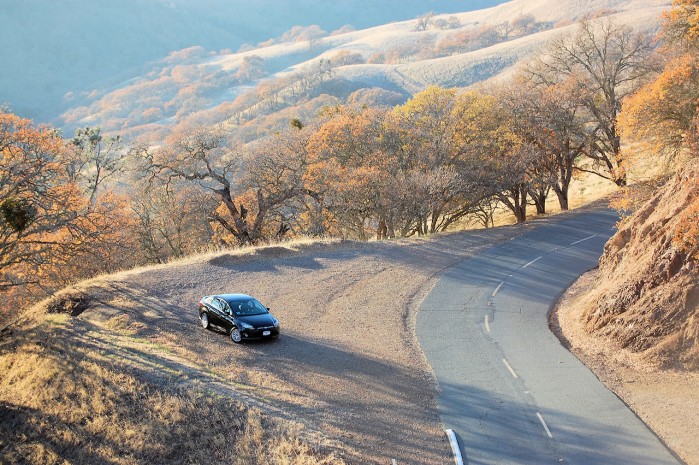 2014 ford focus titanium mountain curve