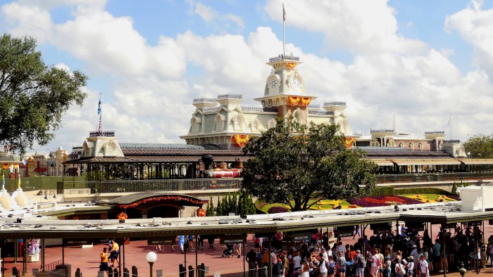 A photo of the Magic Kingdom Front Entrance in Walt Disney World